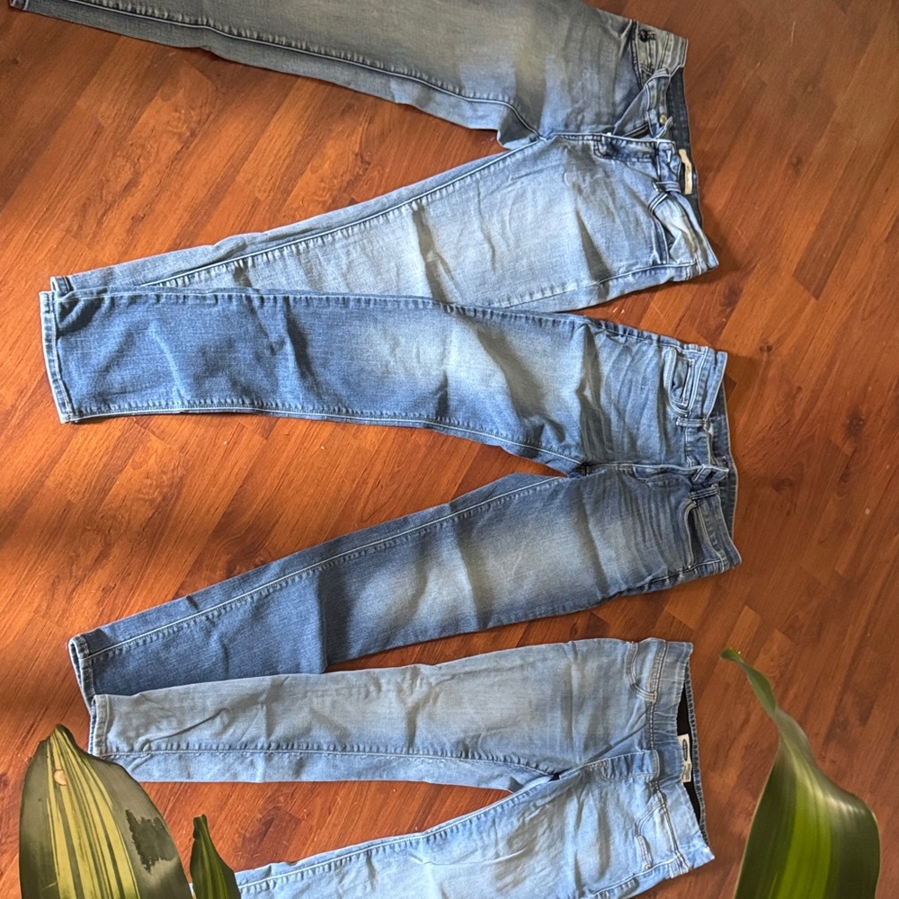 White House Black Market Light Blue Cropped Jeans 3 pair for the price of 1.